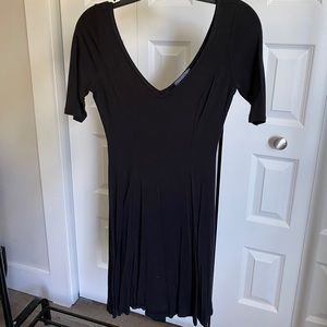 A line black dress